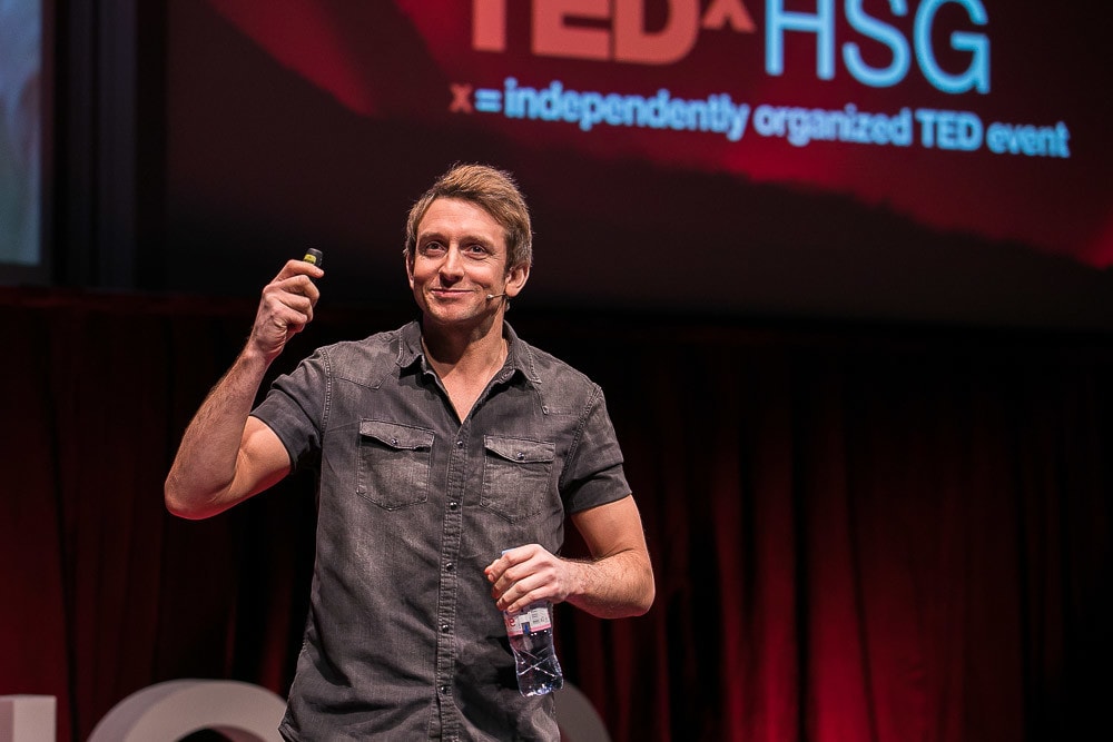Mark Adams auf der TEDx Bühne